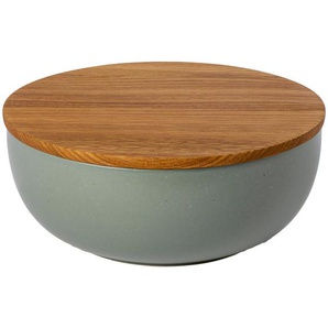 Costa Nova Schüssel Pacifica, Eiche, Keramik, 2-teilig, Eiche, rund, 11 cm, Handmade in Europe, Essen & Trinken, Geschirr, Schalen & Schüsseln,