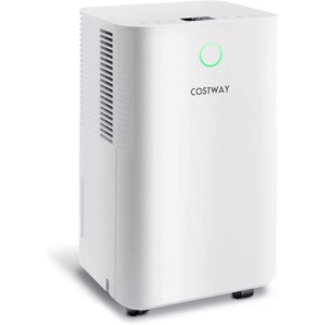 Costway - Mobile Entfeuchter 12L/ 10-15㎡/ 24H Timer 3 Modi Luftentfeuchter elektrisch Dehumidifier Raumentfeuchter Tag Entfeuchtung / 2L Wassertank