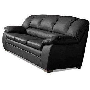 2,5-Sitzer COTTA Sofas Gr. B/H/T: 181 cm x 90 cm x 92 cm, Luxus-Kunstleder, schwarz 2-Sitzer Sofas