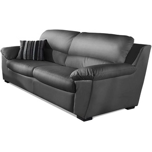 2,5-Sitzer COTTA Sofas Gr. B/H/T: 183 cm x 87 cm x 89 cm, Luxus-Kunstleder, grau 2-Sitzer Sofas