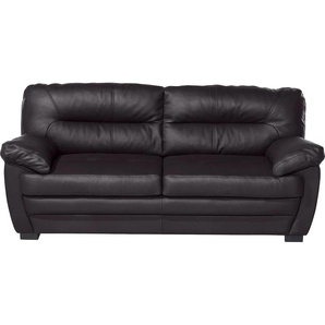 2,5-Sitzer COTTA Sofas Gr. B/H/T: 190 cm x 86 cm x 90 cm, Luxus-Kunstleder, braun (espresso) 2-Sitzer Sofas