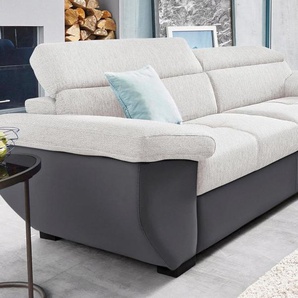 COTTA 2,5-Sitzer Speedway, Big-Sofa mit Kopfteilverstellung