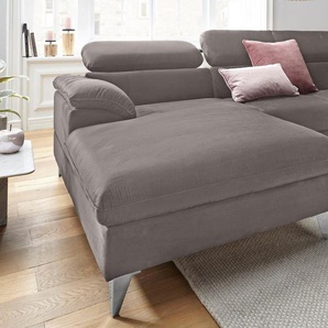 COTTA Ecksofa Caluso L-Form, mit Kopfteilverstellung, wahlweise mit Bettfunktion & Bettkasten