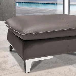 Hocker COTTA Gr. B/H/T: 98 cm x 46 cm x 98 cm, NaturLEDER, braun (cacao) Sitzhocker Hocker