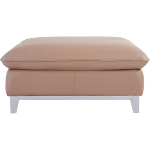 Hocker COTTA Gr. B/H/T: 98 cm x 46 cm x 98 cm, NaturLEDER, braun (cappuccino) Sitzhocker Hocker