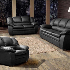COTTA Polstergarnitur Casino, Sofa Set, 3-2-1 Sitzer, Wohnzimmer Garnitur, (Set, 3-tlg), 3-teilig, Sessel, 2-Sitzer, 2,5-Sitzer, hohe Rückenlehne
