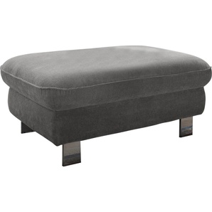 COTTA Polstergarnitur Driver, (Set, 2-tlg), bestehend aus Ecksofa und Hocker, mit Kopfteilverstellung