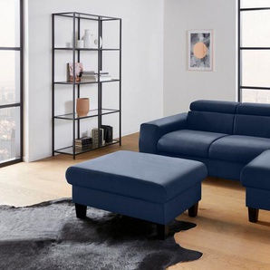 COTTA Polstergarnitur Morven, (Set), Set: bestehend aus Ecksofa und Hocker, Kopfteilverstellung