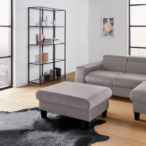 COTTA Polstergarnitur Morven L-Form, (Set), Set bestehend aus: Ecksofa mit Kopfteilverstellung & Hocker