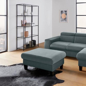 COTTA Polstergarnitur Morven, (Set), Set: bestehend aus Ecksofa und Hocker, Kopfteilverstellung