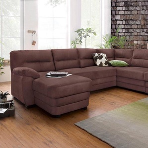 COTTA Polstergarnitur Royale, (Set), Set: bestehend aus Wohnlandschaft und Hocker, wahlweise Bettfunktion