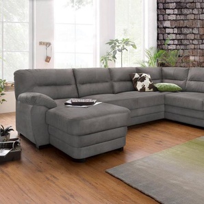 COTTA Polstergarnitur Royale U-Form, (Set), Set bestehend aus: Wohnlandschaft & Hocker