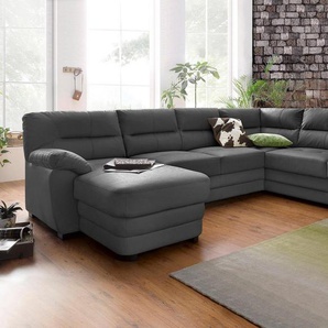 COTTA Polstergarnitur Royale U-Form, (Set), Set bestehend aus: Wohnlandschaft & Hocker