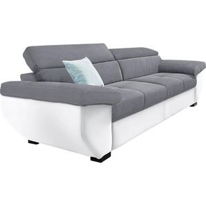 COTTA Polstergarnitur Speedway, (Set), Set: bestehend aus 2,5-Sitzer Sofa und Hocker, 2,5-Sitzer