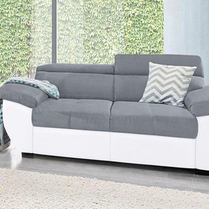 COTTA Polstergarnitur Speedway, (Set), Set: bestehend aus 2-Sitzer Sofa und Hocker, frei im Raum stellbar