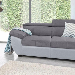 COTTA Polstergarnitur Speedway, (Set), Set: bestehend aus 2-Sitzer Sofa und Hocker, frei im Raum stellbar