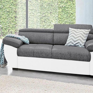 COTTA Polstergarnitur Speedway, (Set), Set: bestehend aus 2-Sitzer Sofa und Hocker, frei im Raum stellbar