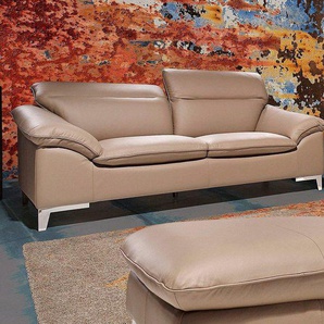 COTTA Polstergarnitur Teresa, (Set), Set: bestehend aus 2-Sitzer und Hocker, frei im Raum stellbar