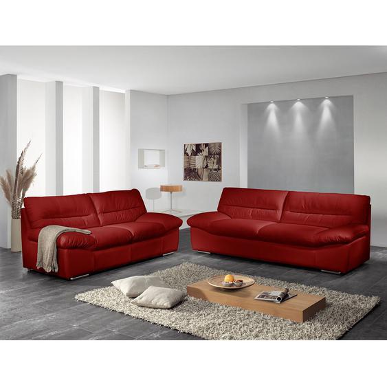 Cotta Sofa Doug 2-Sitzer Rot Echtleder 198x87x100 cm (BxHxT) Modern