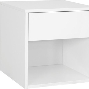 COUCH Nachttisch Bett-Beistand, MDF, Schublade, in verschiedenen Farbvarianten, Breite ca. 39,9 cm