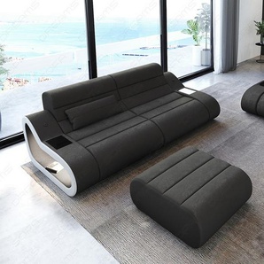 Couchgarnitur Concept 2er und 1er Stoff