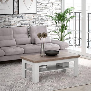 Couchtisch 121 x 45 x 60cm Weiß