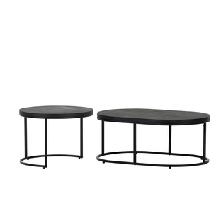 Couchtisch 2er Set  Crazy ¦ schwarz