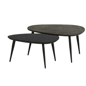 uno Couchtisch 2er Set  Dortmund ¦ schwarz ¦ Maße (cm): B: 60 H: 45