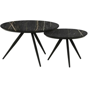 uno Couchtisch 2er Set  Hayley ¦ grau ¦ Maße (cm): H: 45  Ø: 75