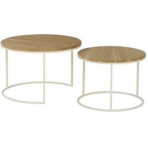 Couchtisch 2er Set  Illesheim ¦ holzfarben ¦ Maße (cm): H: 50  Ø: 75