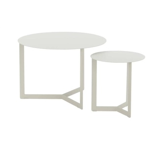 Couchtisch 2er Set  Palmaria ¦ beige ¦ Maße (cm): H: 45  Ø: 65