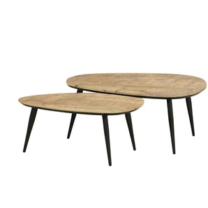 uno Couchtisch 2er Set XL Dortmund ¦ holzfarben ¦ Maße (cm): B: 75 H: 45