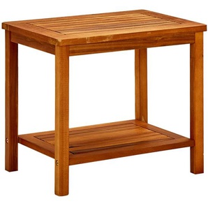 Couchtisch 50x35x45 cm Massivholz Akazie