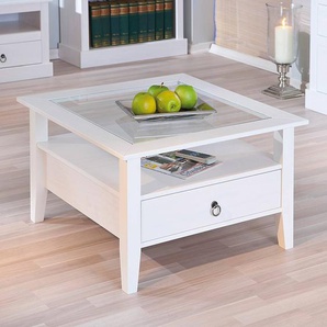 Couchtisch 75 x 45 x 75cm Weiß