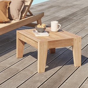 Couchtisch aus massivem Teakholz