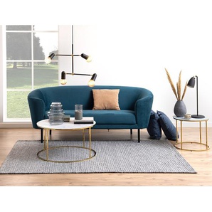Couchtisch Ballenita Ø 80cm Weiß/Gold
