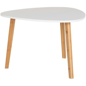 Couchtisch  Bamboo  ¦ weiß ¦ Maße (cm): B: 60 H: 40