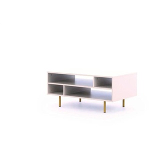 Couchtisch - beige - Materialmix - 100 cm - 45 cm | Möbel Kraft
