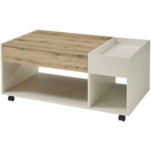 Couchtisch - beige - Materialmix - 60 cm - 44 cm | Möbel Kraft