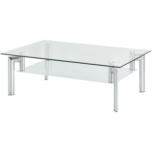 Couchtisch  Bela  ¦ transparent/klar ¦ Maße (cm): B: 79 H: 41,5