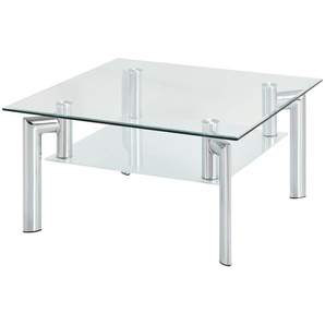 Couchtisch  Bela  ¦ transparent/klar ¦ Maße (cm): B: 78,5 H: 41,5