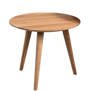 Couchtisch Blond I Ø 45cm Braun