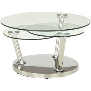 Couchtisch  Conigli ¦ transparent/klar ¦ Maße (cm): B: 80 H: 44,5