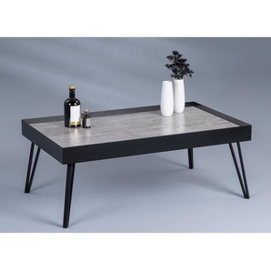 Couchtisch Corbin III 100 x 39 x 60cm Schwarz