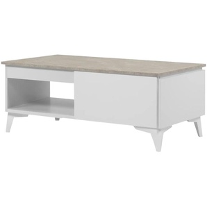 Couchtisch  Dimarro ¦ weiß ¦ Maße (cm): B: 50 H: 40