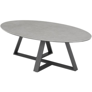 Couchtisch Elbing, Keramik grau