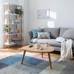 Couchtisch Fabianki 80 x 40 x 80cm Braun/Eiche