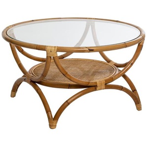 Couchtisch Farah Rattan, D.90 cm