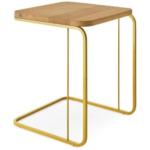 Couchtisch - gold - Materialmix - 34 cm - 40 cm | Möbel Kraft