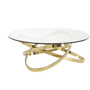 Couchtisch - gold - Materialmix - 36 cm - 100.0 | Möbel Kraft